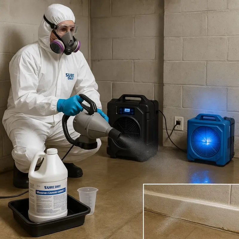 Sanitization and Odor Removal process in Timber Lake, SD